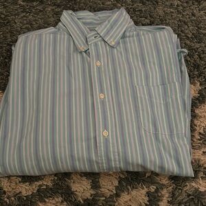 Men's Blue Striped Shirt
